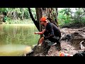 Pesca y Cocina Sencilla en la Naturaleza, Rio Sucio, Cangrejos y Mas