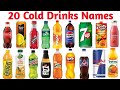20 Cold Drinks Names in Hindi and English with pictures and Sounds 