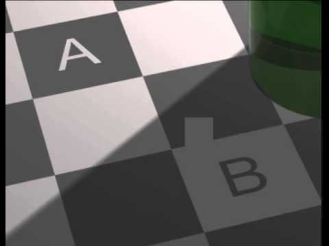 adelson checkerboard optical illusion youtube checker shadow illusion how it works