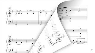 Sleepers Awake - Bach (page 28, Adult Piano Adventures Classics Book 2)