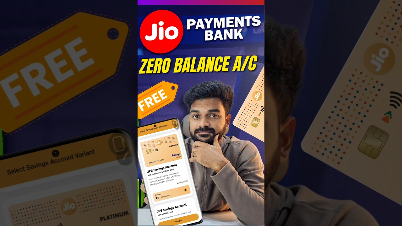 Jio Payment Bank Account Open | Zero Balance Savings Account | Jio Bank Account Opening Telugu