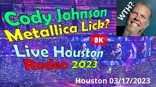Cody Johnson played Metallica during band intro 8K - LIVE Houston Rodeo 03/17/2023 #metallica