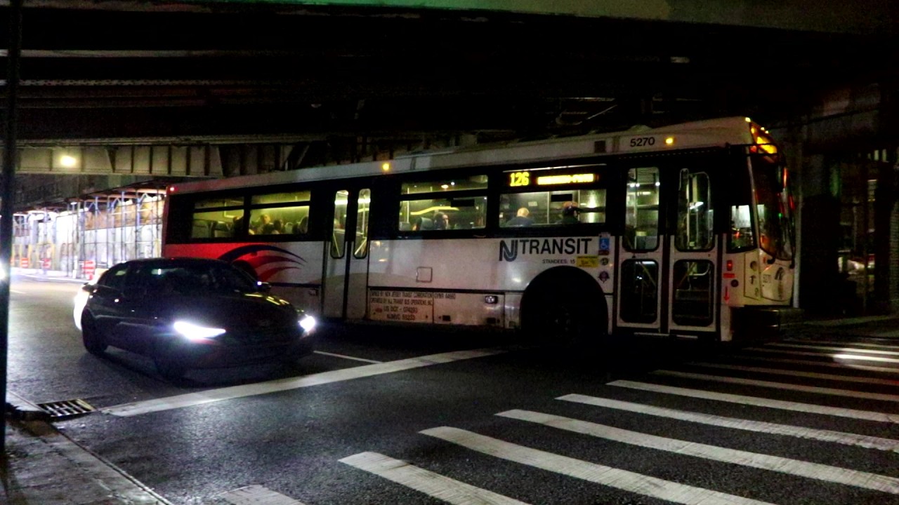 New Jersey Transit 2020 MCI D4500CT 20023 & 2009 NABI 40-SFW 5270 On The 197 & 126
