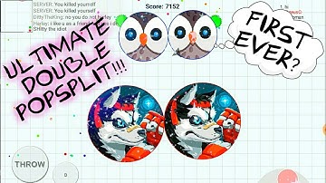 Blob.io first ever ultimate double pop? /Epic atomic popsplits /lagi linesplit/tricsplits