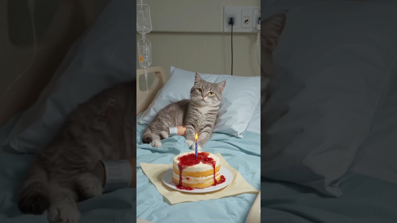 Kucing merayakan ulang tahun 