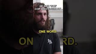 Cops Wrote He Said Shoot. The Bodycam Says He Said Sue. 😳 #copwatch