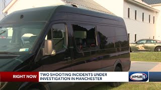 Two shooting incidents under investigation in Manchester