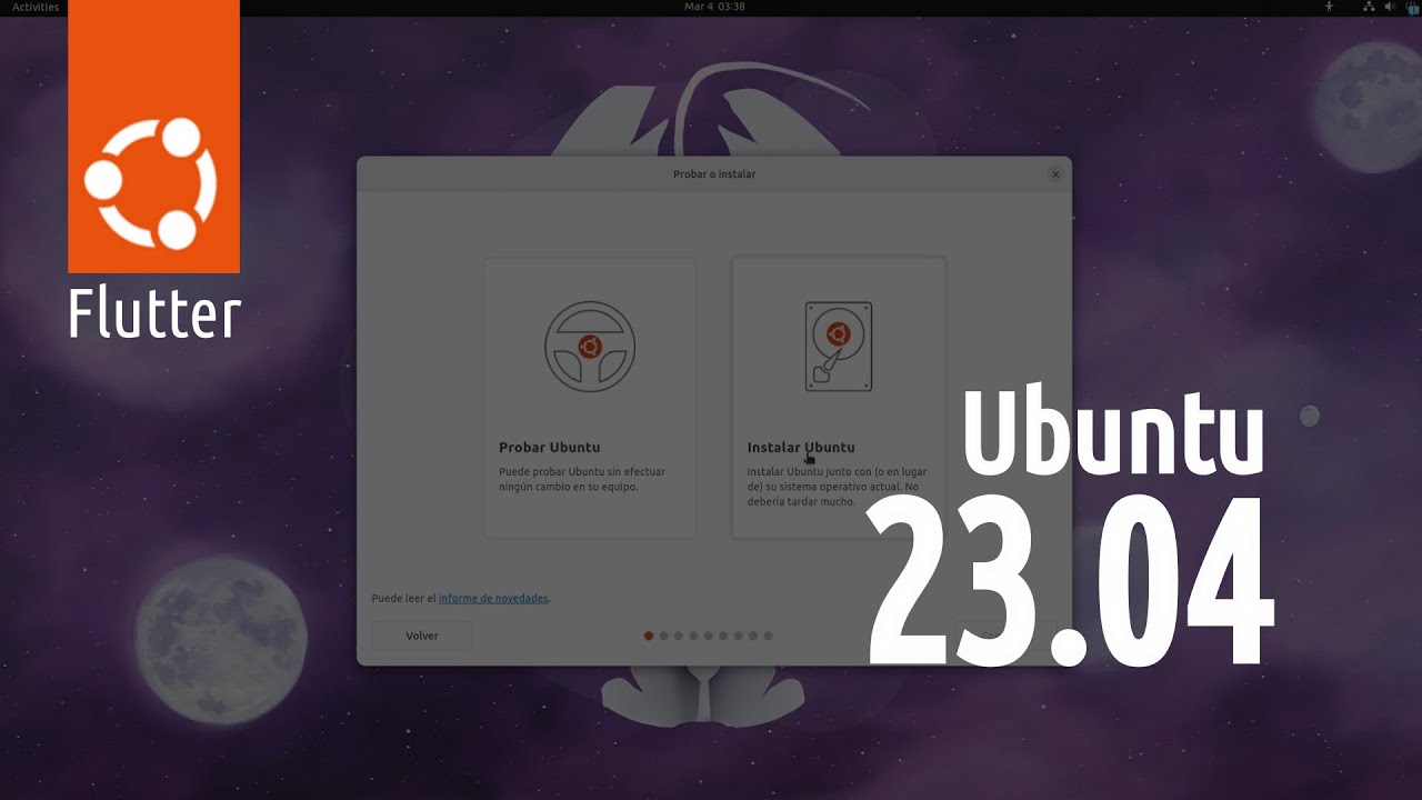 Ubuntu 23.04: Así sería el nuevo instalador | Flutter - YouTube