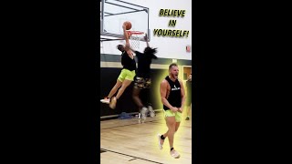 BELIEVE FIRST! ⚡️5&#39;10&quot;  Best GAME DUNK YET!! PUTBACK &amp; POSTER?!