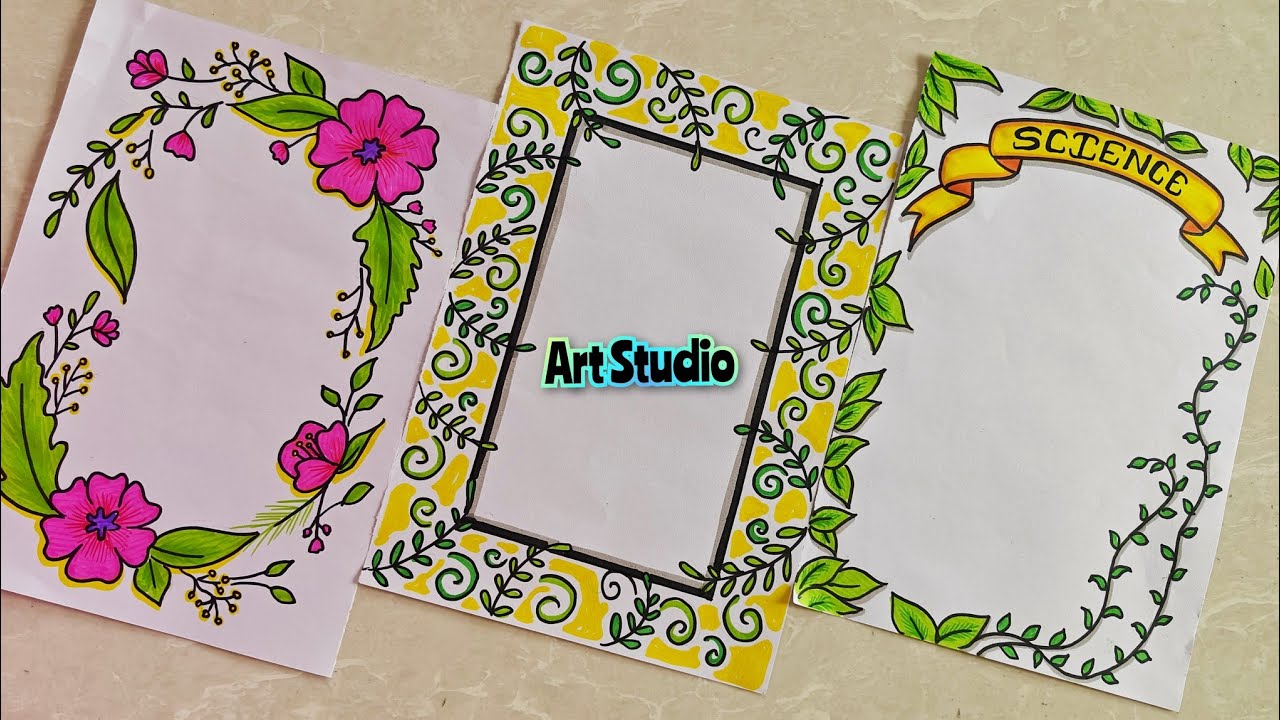 3 FRONT PAGE DESIGNS/PROJECT WORK DESIGNS/FILE DECORATION IDEAS/TITLE ...