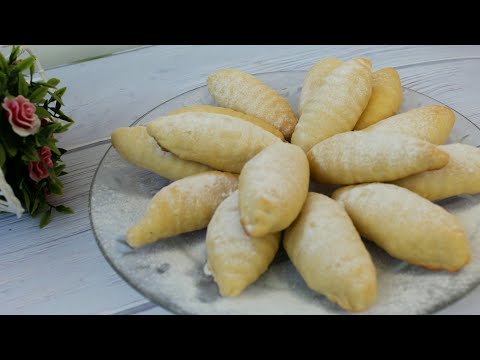 Şəkərbura Dadında Ağızda Əriyən Qozlu Peçenye. Cevizli Kuarbiye.