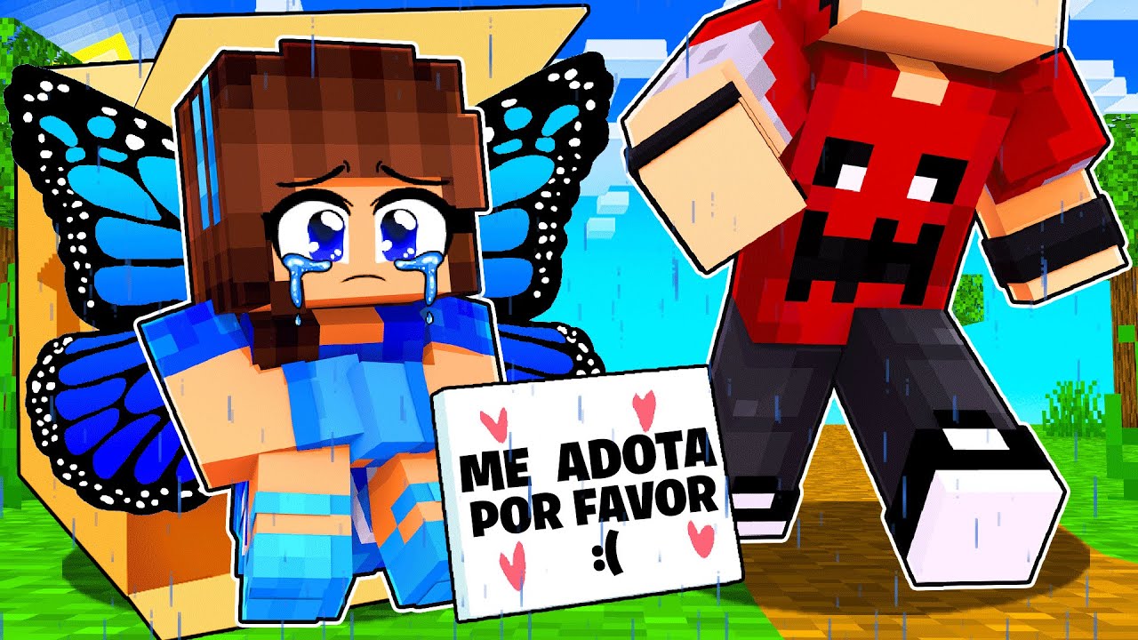 NINGUÉM quer adotar a BEBÊ BORBOLETA no Minecraft ◂Miika▸