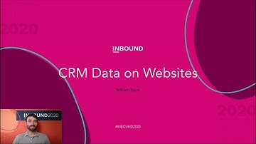 CRM Data on Websites | Will Spiro | HubSpot Developer Day 2020