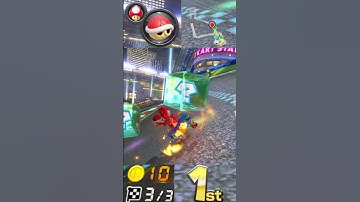 That blueshell at the end... | Mario Kart 8 Deluxe #shorts #mariokart