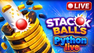 Stack Balls Live | Pro Gameplay 😼💥 @pythonlive7 #live