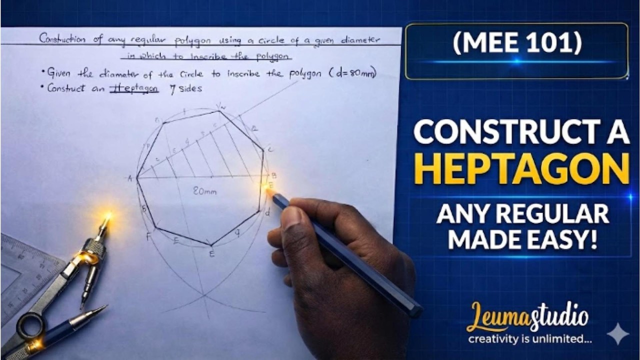 Construct any POLYGON using the general method - YouTube