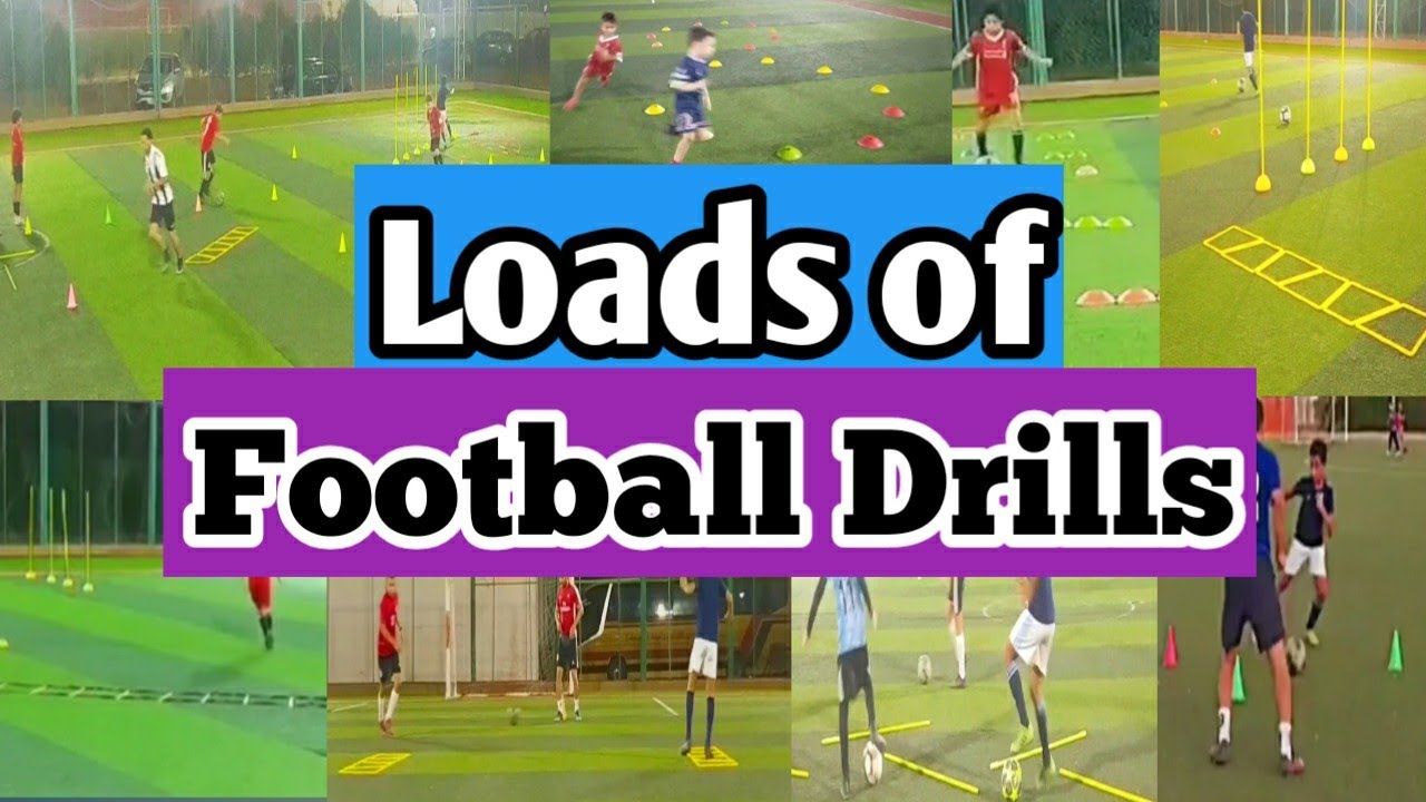 Soccer training ideas Loads of football drills مجموعة تمارين مختلفة