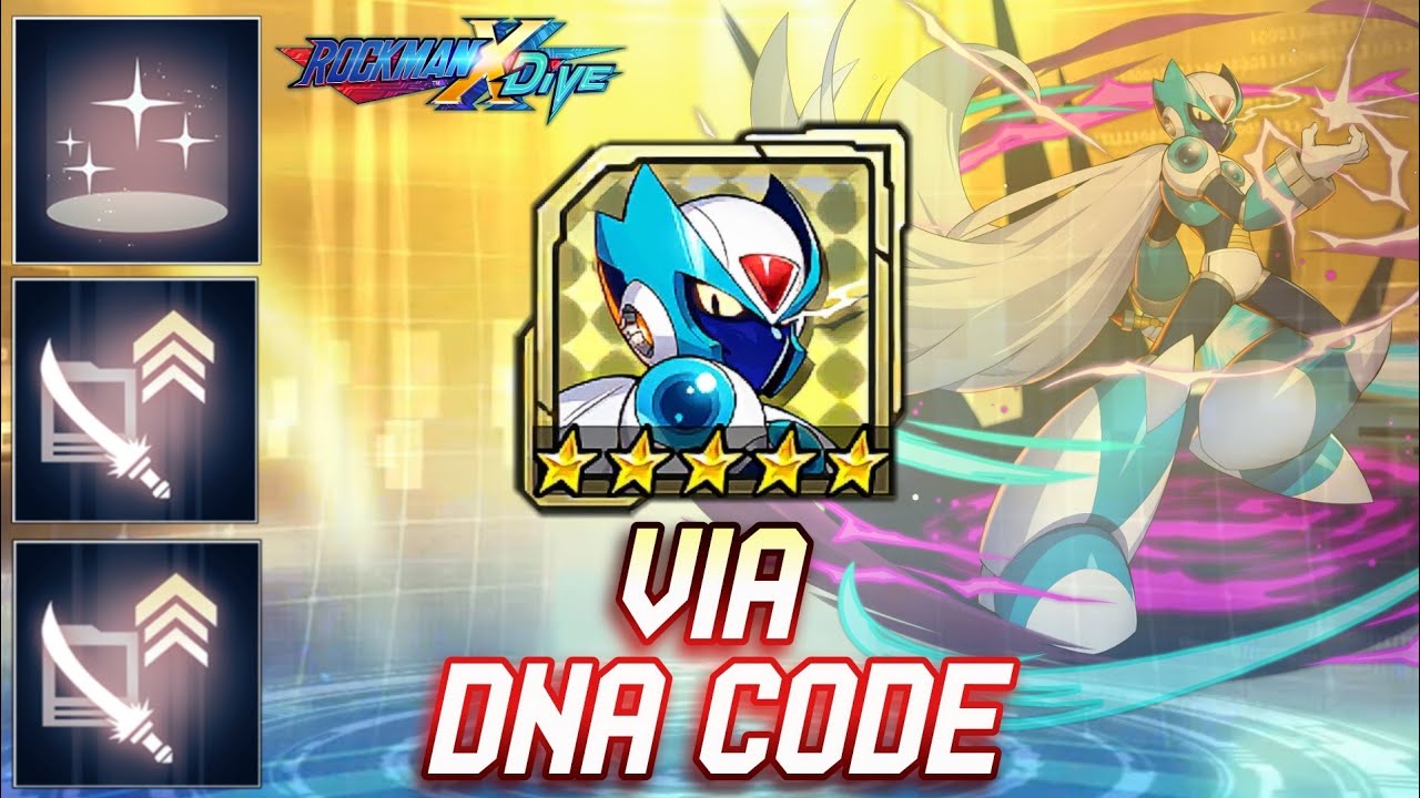 Megaman X Dive Via DNA Code Regeneração, Muito Dano, Meta No PVP