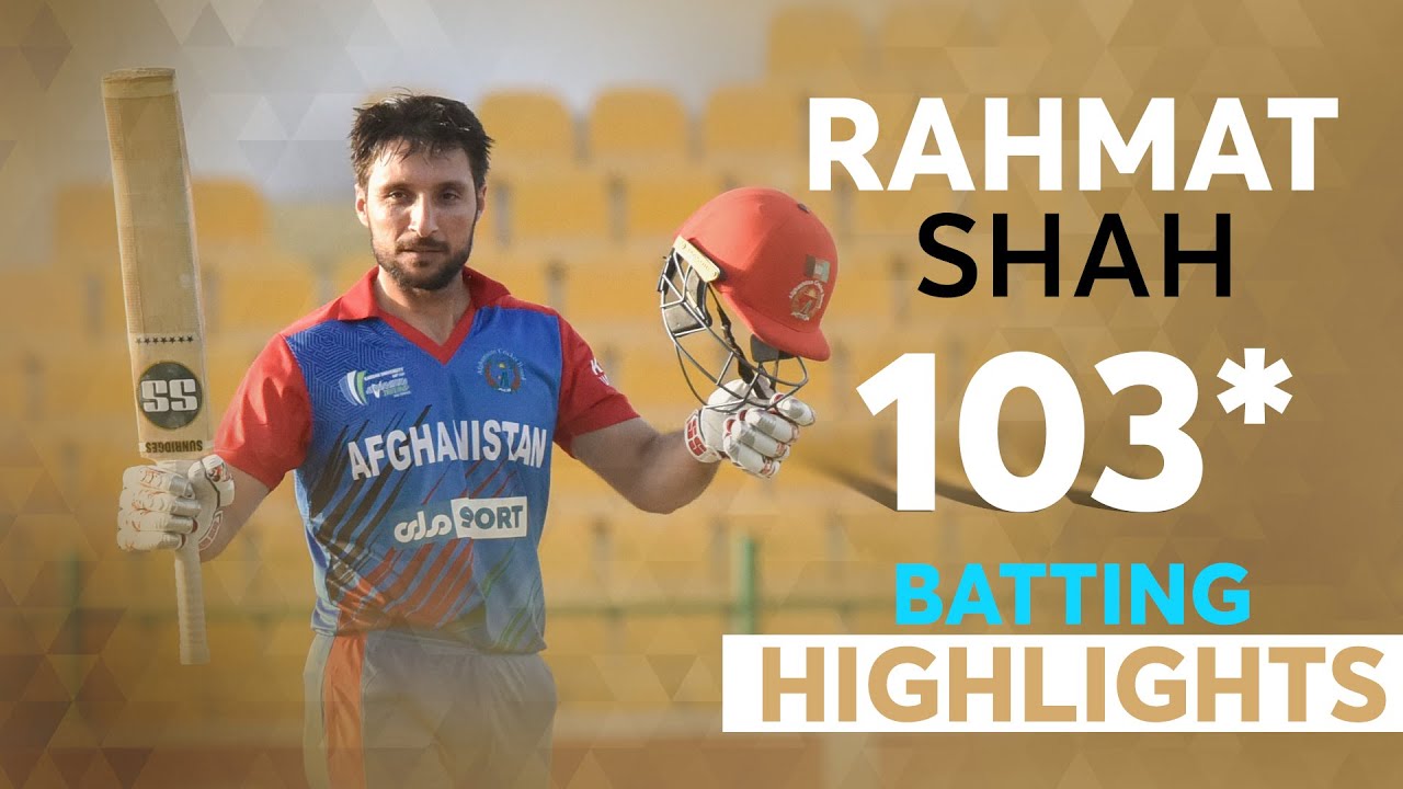 Rahmat Shah's 5th ODI CENTURY, his 2nd against Ireland | Batting HIGHLIGHTS | ACB