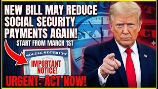 Government Reopens — New Senate Bill Could Cut Social Security Payments Starting March 1st