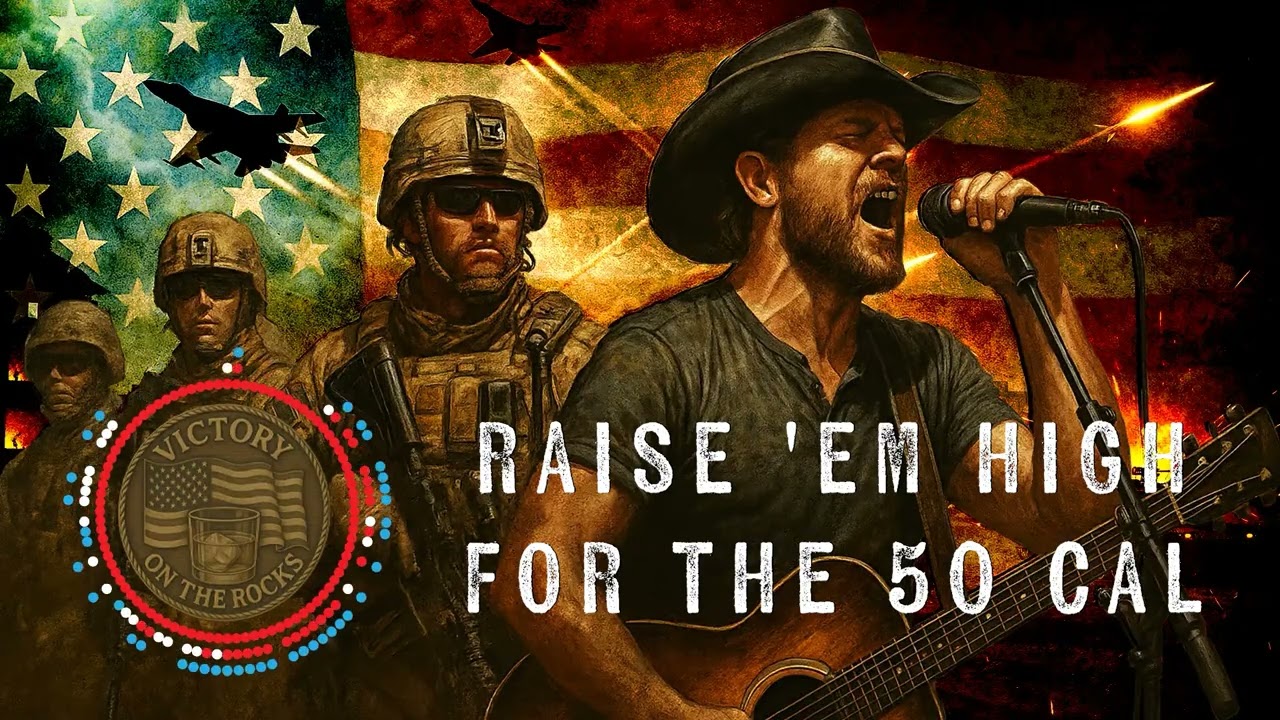 Raise 'Em High For The 50 Cal, King Of Battle - Victory On The Rocks