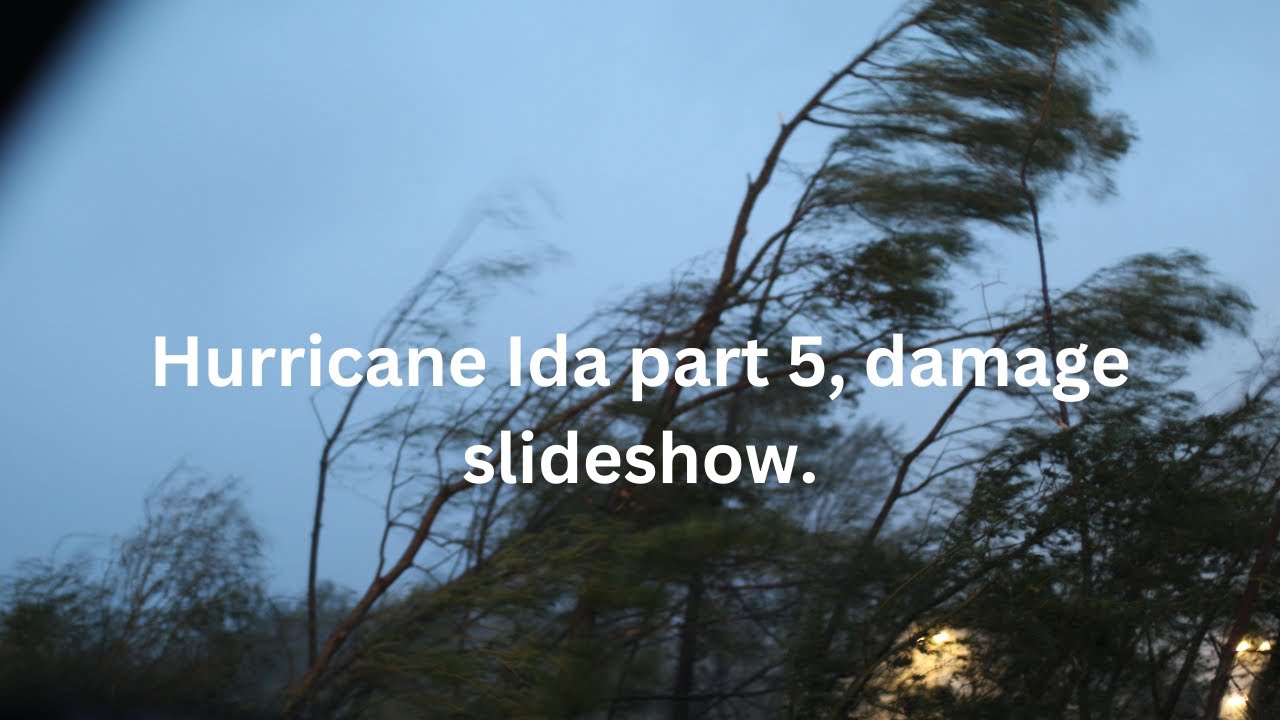 Never before seen photos of Hurricane Ida's wind damage on 8292021 at