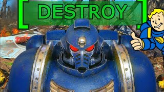 I Became A Space Marine In Fallout 4
