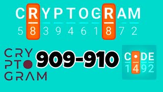 CRYPTOGRAM level 909 910