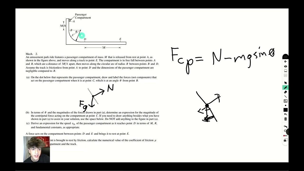 2011 AP Physics C Mechanics FRQ 2 - YouTube