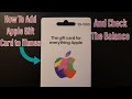 How To Add Apple Gift Card To iTunes And Check The Balance