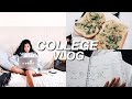 COLLEGE VLOG: first week of class, what I eat, & tips!