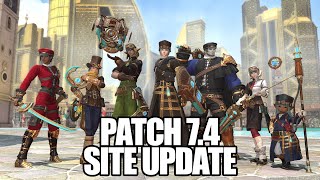 FFXIV - Patch 7.4 Special Site Update (PVP, Armor, Mounts & More)