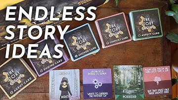 Brainstorm endless story ideas and creative writing prompts with a storytelling card game