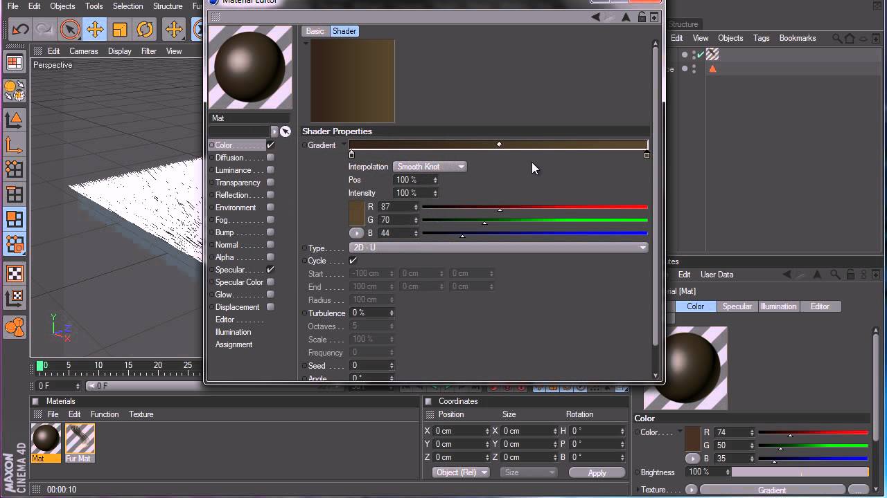 How to make grass on Cinema 4D. YouTube