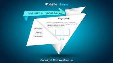 Website Design in Photoshop / Web Design Video Course (click3d)