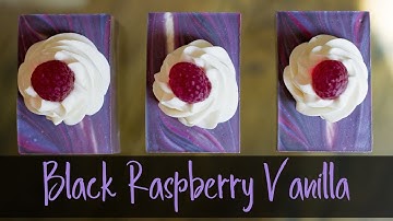 Making Black Raspberry Vanilla CP Soap