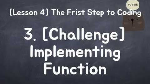 iOS for Starter - [Challenge] Implementing Function