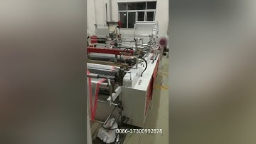 Supply Biodegradable Drawstring Garbage Trash Bag Making Machine