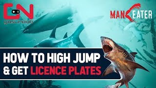Maneater How to High Jump & Collect Licence Plates - Tips & Tricks screenshot 5