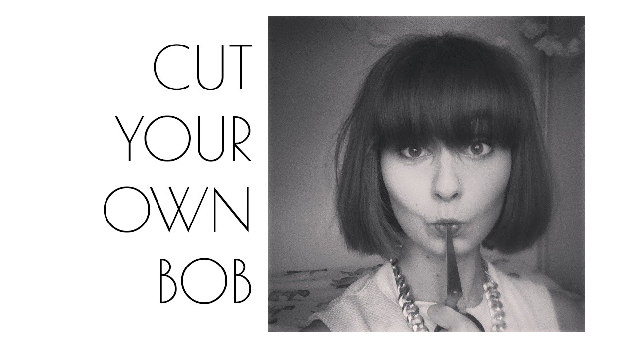 How To Bob Haircut At Home Diy Short Hair