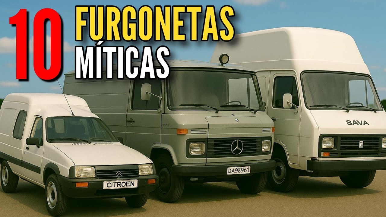10 Furgonetas MÍTICAS que Movieron ESPAÑA