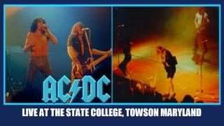 AC/DC Highway To Hell LIVE: At The State College Towson Maryland October 16, 1979 HD