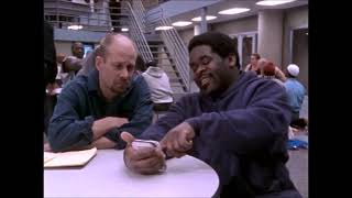 Oz - McManus convinces Poet to get an education (+ Crime Flashback)