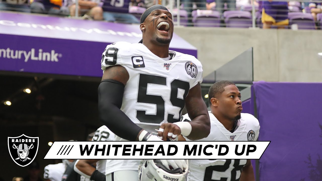 Tahir Whitehead mic'd up vs. Vikings | Raiders
