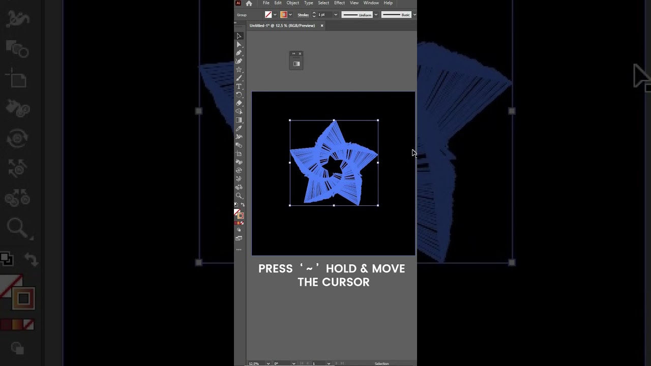How to Make 3D Star logo in Illustrator | Illustrator Tutorial | Illustrator 2024 