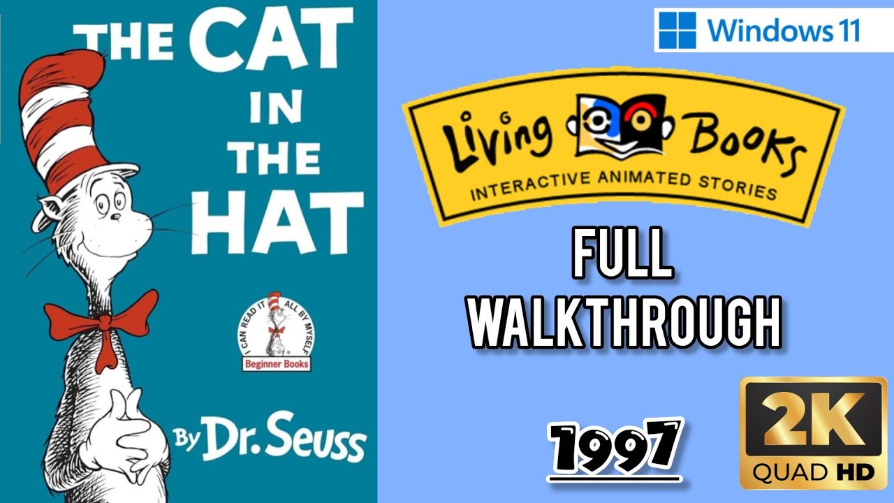 Living Books: Кот в шляпе (1997) Полное прохождение - 2K60fps