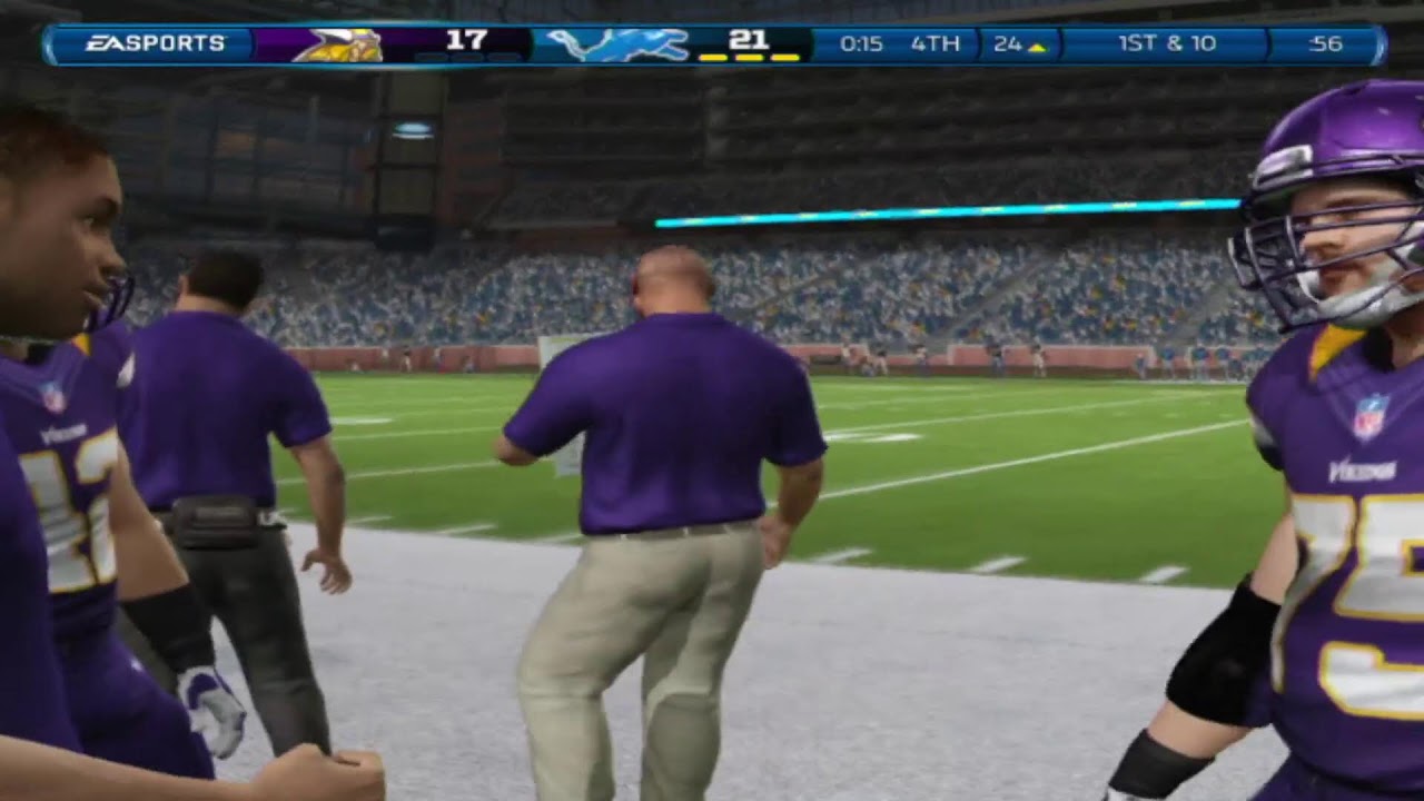 Madden NFL 13: Викинги против Лайонов (CPU против CPU)