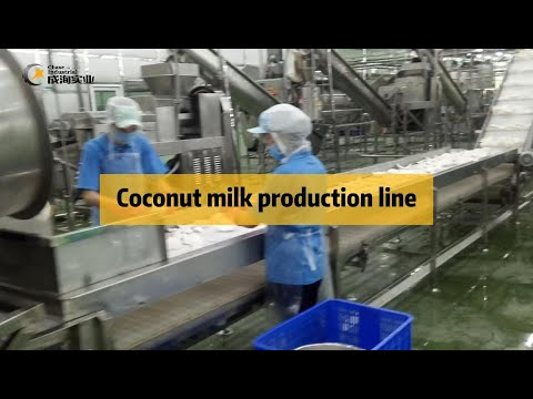 Turnkey Coconut Milk Production Line  in Vietnam Delivered by Shanghai Chase