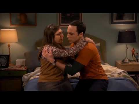 Sheldon and Amy all the kisses