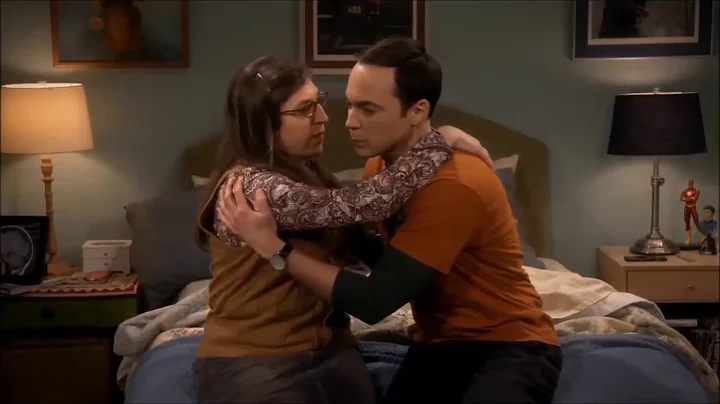 Sheldon and Amy all the kisses